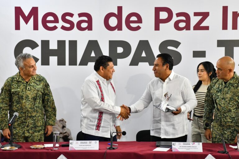 Fortalecen Tabasco y Chiapas acuerdos por la seguridad