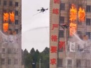 China crea drones bomberos