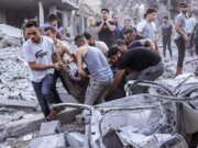 Matan a cientos en Gaza en medio de acusaciones por bombardeo