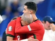 Ronaldo llora con Pepe al quedar fuera de la Eurocopa 2024