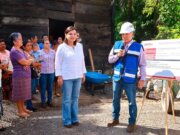 Arranca construcción de pisos firmes en Acachapan y Colmena de Centro