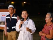 Alcaldesa Yolanda Osuna inaugura alumbrado en 6.2 kilómetros de la vía Villahermosa-La Isla