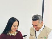 Entrega Alejandro Moreno informe electoral al CNE de Ecuador; Felicita a Daniel Noboa y Luisa González