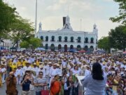 Tamborileros imponen récord mundial en el Segundo Tamboritón en Plaza de Armas