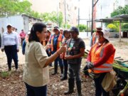 Supervisa Yolanda Osuna limpieza y desazolve en canales para mitigar riesgos por lluvias