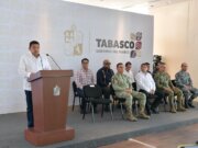 Respalda gobernador Javier May postura de Sheinbaum frente a acontecimientos en Venezuela