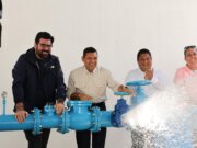 Entrega Javier May rehabilitación de sistema de agua potable en Jalpa de Méndez