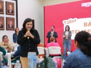 Fortalece Yolanda Osuna emprendimientos de Mujeres al Centro con Taller de Inteligencia Artificial