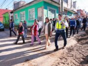 Supervisa Yolanda Osuna sustitución de red de drenaje sanitario en calle Zapotal, en Atasta