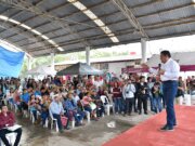 Anuncia Javier May reparación de los bordos de protección para prevenir inundaciones