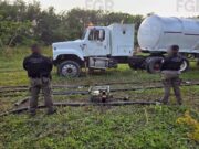 Asegura la FGR más de 19 mil litros de hidrocarburo e inhabilita tres tomas clandestinas en Cárdenas, Tabasco