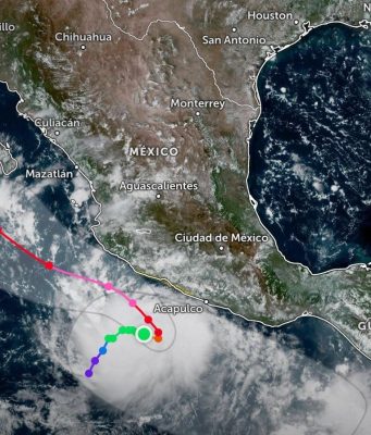 Huracán Polo se fortalece frente a México; prevén que alcance categoría mayor