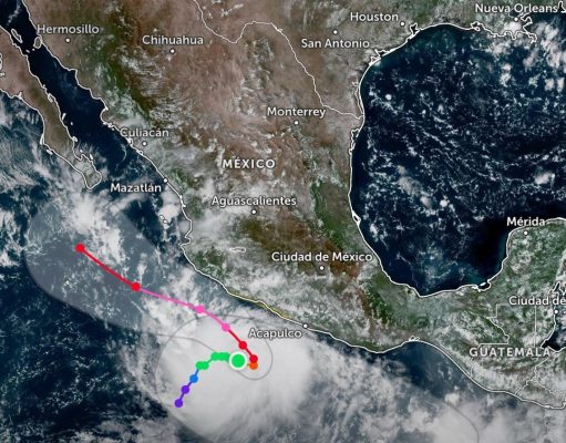 Huracán Polo se fortalece frente a México; prevén que alcance categoría mayor