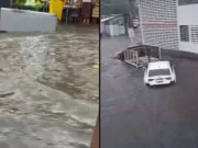 Tormenta Simón golpea Acapulco:inundaciones, vehículos arrastrados y suspensión de clases