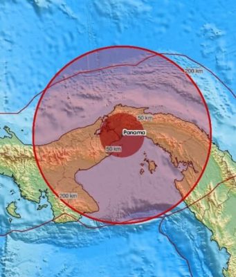 Sismo de magnitud 7.6 sacude Panamá; reportan percepción en Costa Rica