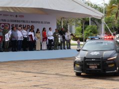 Entrega Javier May nuevas patrullas y equipamiento para fortalecer seguridad