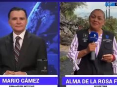 Atropellan a reportera y camarógrafo de Gamavisión en Monterrey mientras transmitían en vivo