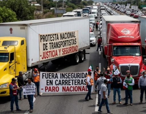Paro nacional de transportistas sacude a 19 estados; Tabasco se suma a las protestas